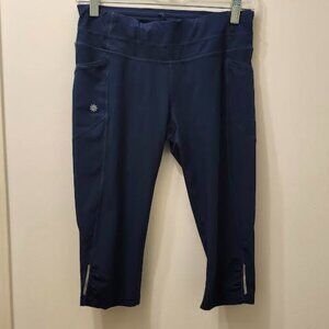 Athleta Be Free Navy Blue Capri Leggings size S